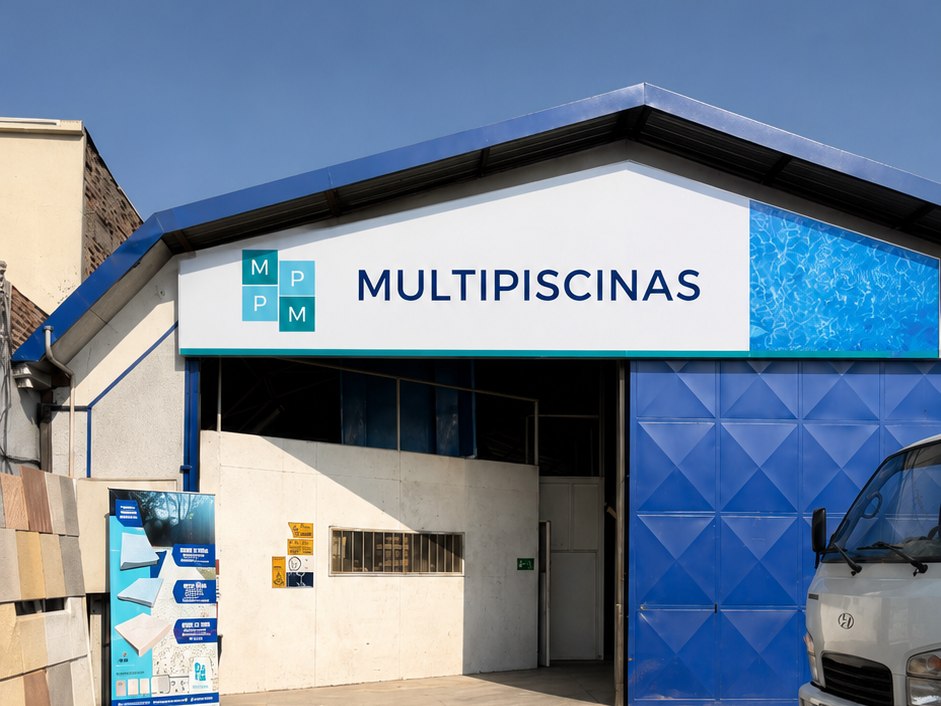 Fachada de Multipiscinas